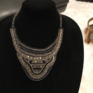 Bib style necklace